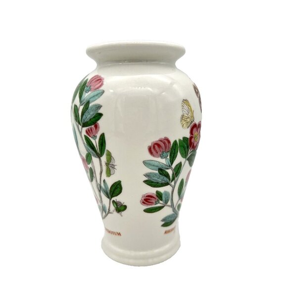 Portmeirion Botanic Garden Canton Vase Rhododendron Pattern 5 1/4" Cottagecore - Picture 5 of 9